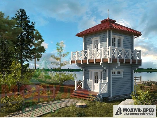 Баня из бруса «Ялта»