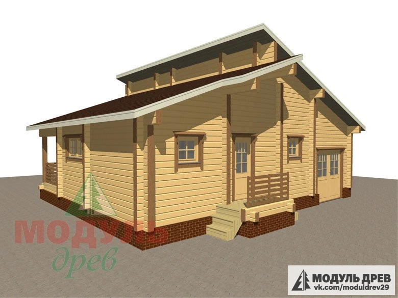 Баня из бруса «Яхрома»