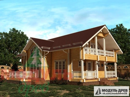 Дом из бруса «Галич»