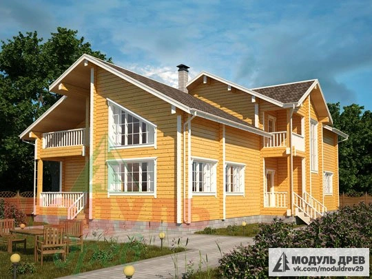 Дом из бруса «Кулой»