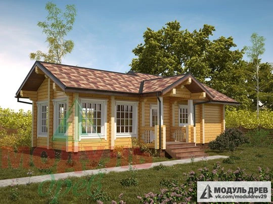 Брусовая баня «Саяны»