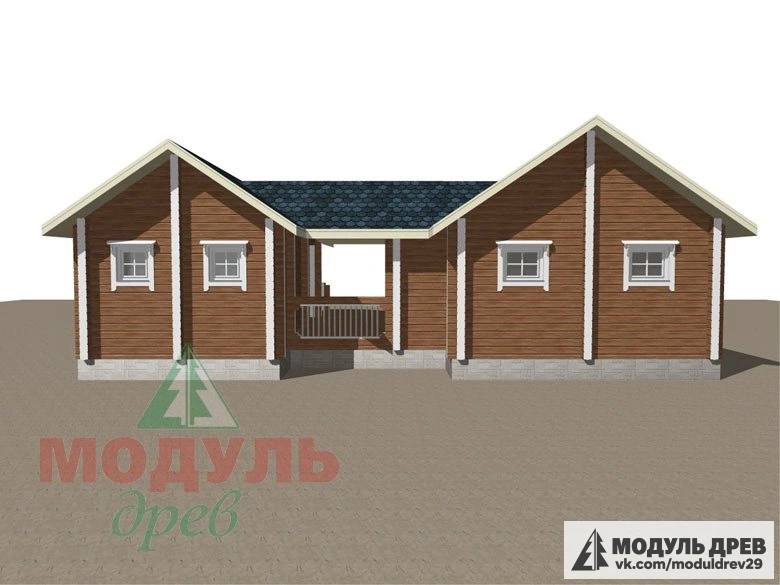Баня из бруса «Онега»