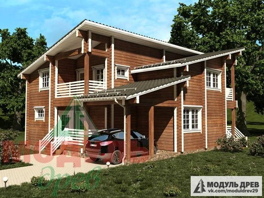 Дом из бруса «Кунгур»