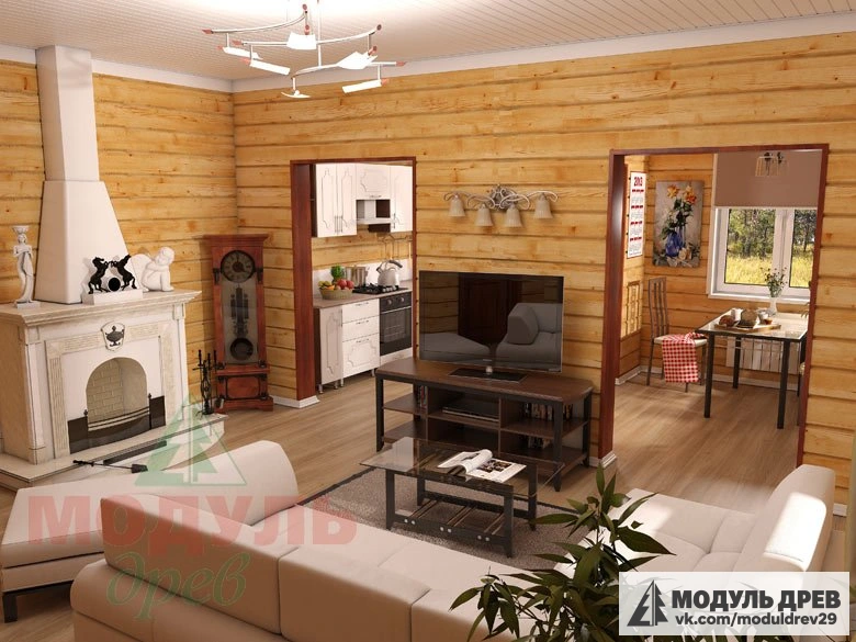 Дом из бруса «Мечта-4»