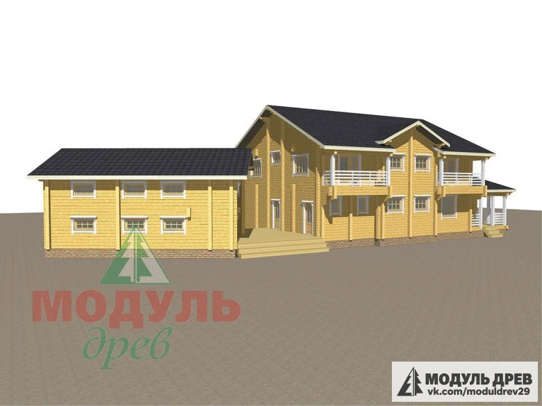 Проект дома из бруса «Волгоград» - макет 5