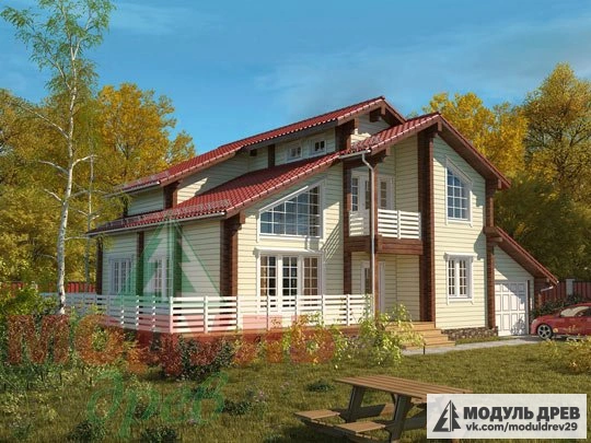 Дом из бруса «Судиславль»